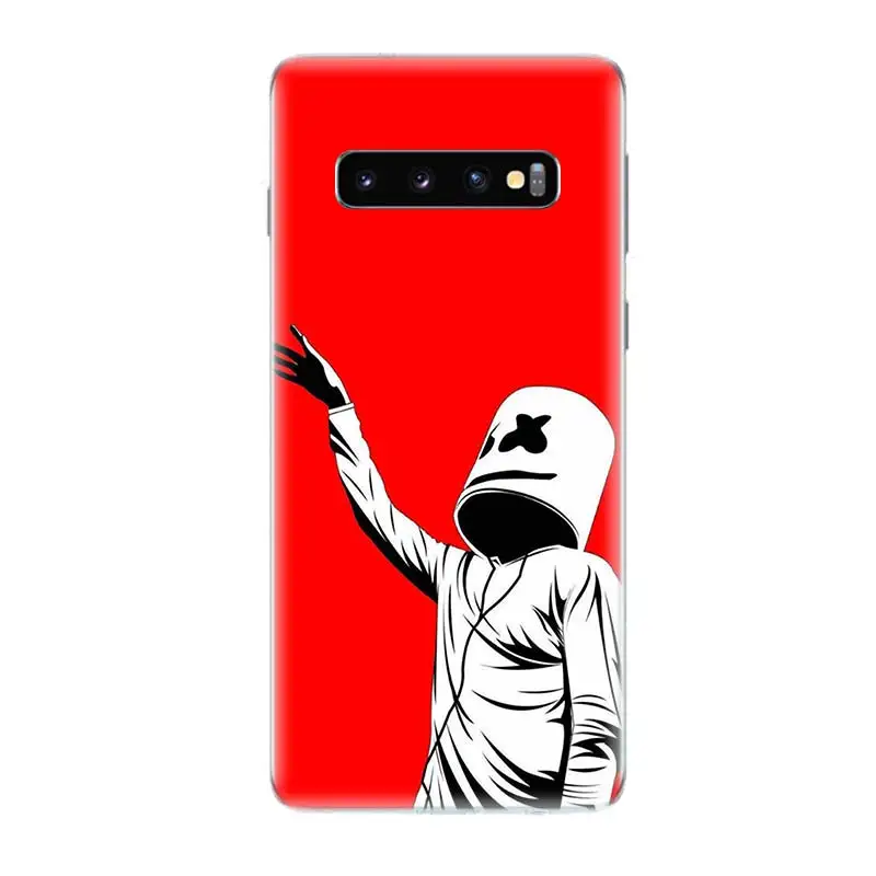 Marshmello Doctom DJ отдельно Silicome чехол для телефона samsung Galaxy S10 S6 S7 край S8 S9 плюс S10E Note 8 9