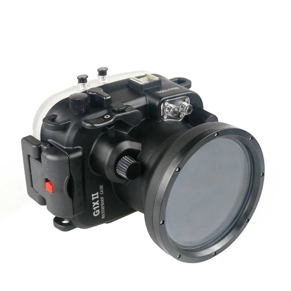 Водонепроницаемый чехол для объектива камеры Canon PowerShot G1 X Mark II 130 футов/40 м|Сумки