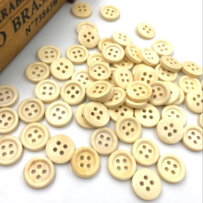 30/50/100 шт. 4 отверстия для детей|wooden buttons|wood button 15mmbuttons 15mm |