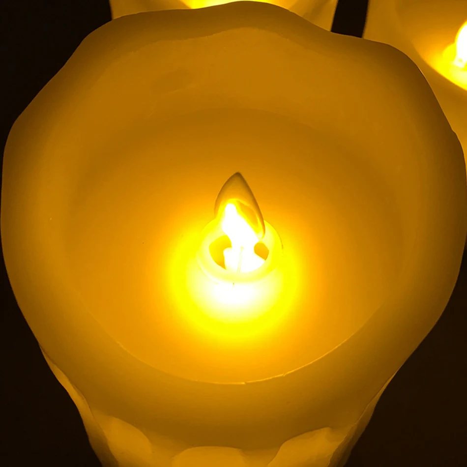 Беспламенная Светодиодная свеча стильная капельная изготовленная из настоящего