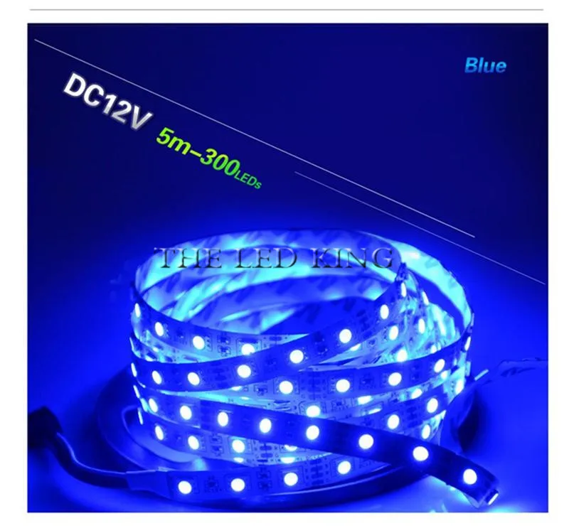 Светодиодный DC12V 5050 RGB Светодиодные ленты света 5 м/рулон 300 светодиодный гибкая световая полоска не обладает водонепроницаемостью: украшения для домашнего интерьера свет полный комплект