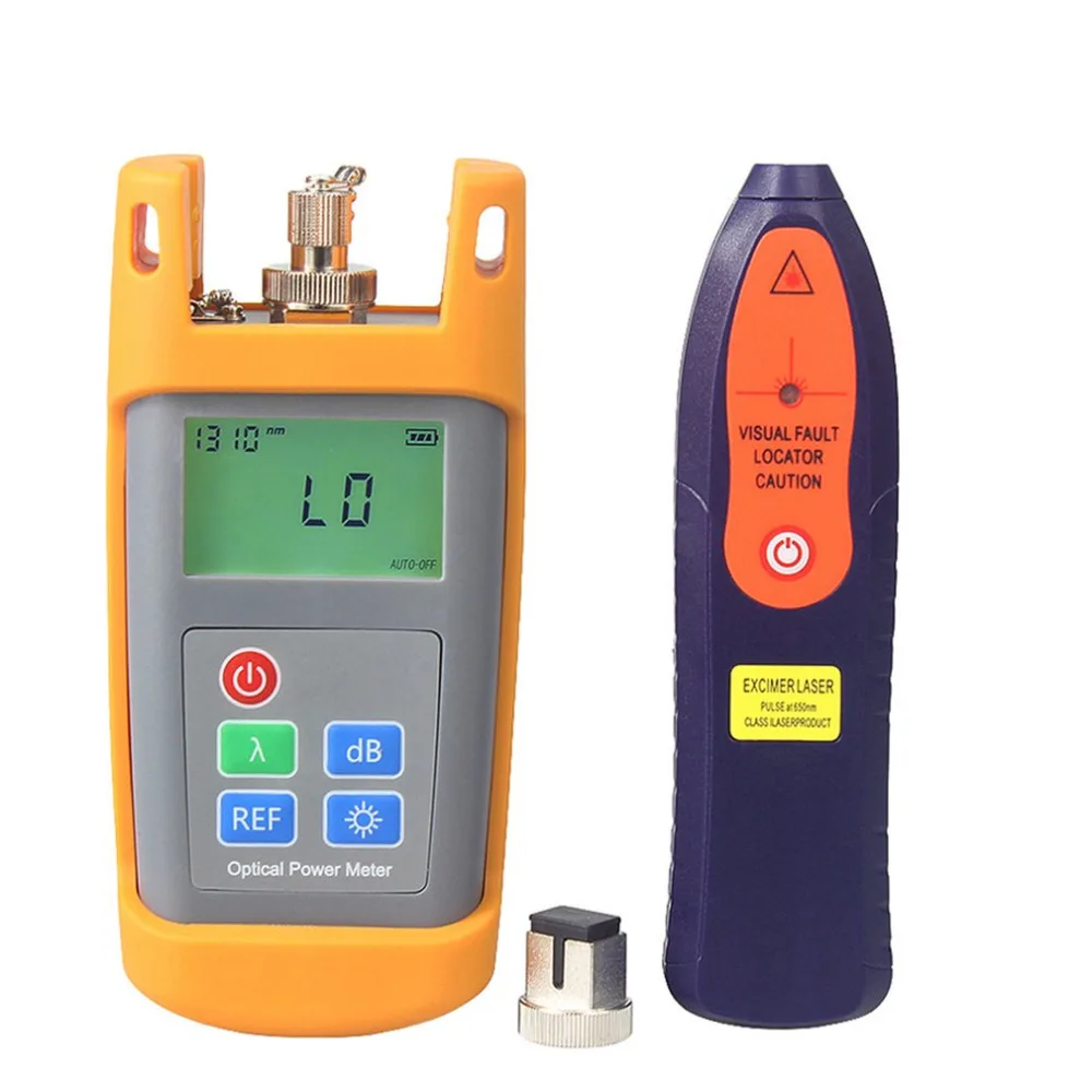 Mini Portable Optical Power Meter Red Laser Fiber Optic Test Pen Visual Fault Locator 30MW 10-30KM Testing Tool | Инструменты