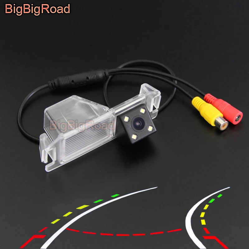 

BigBigRoad Car Intelligent Dynamic Trajectory Tracks Rear View Backup Camera For Hyundai Elantra GT Touring Veloster i10 i20 i30