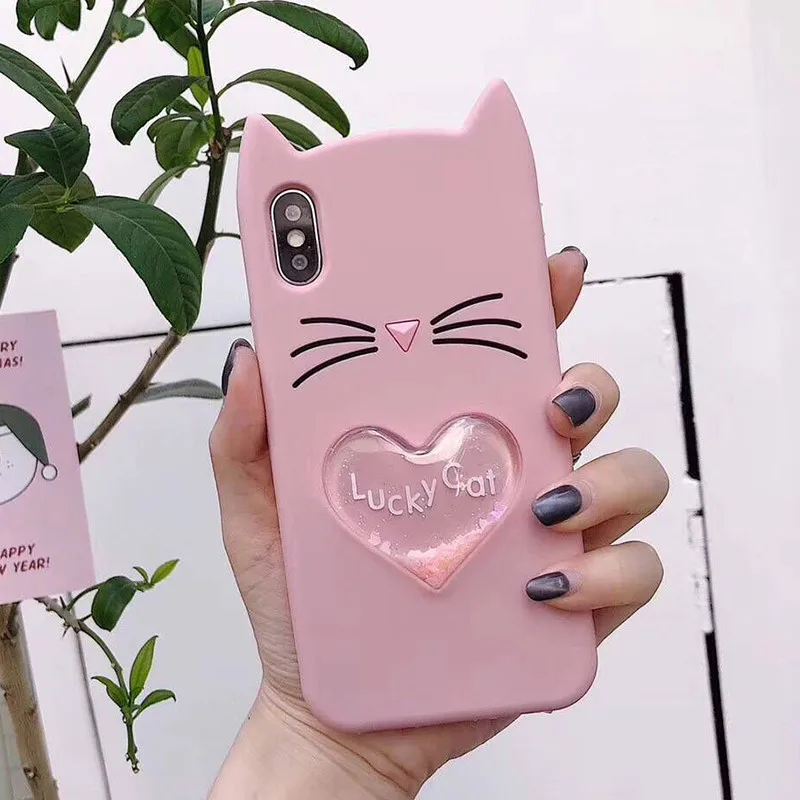 3D мультяшный чехол для iPhone 7 8 мягкий силиконовый X XS 6 6S Plus 5S SE|Чехлы-накладки| |