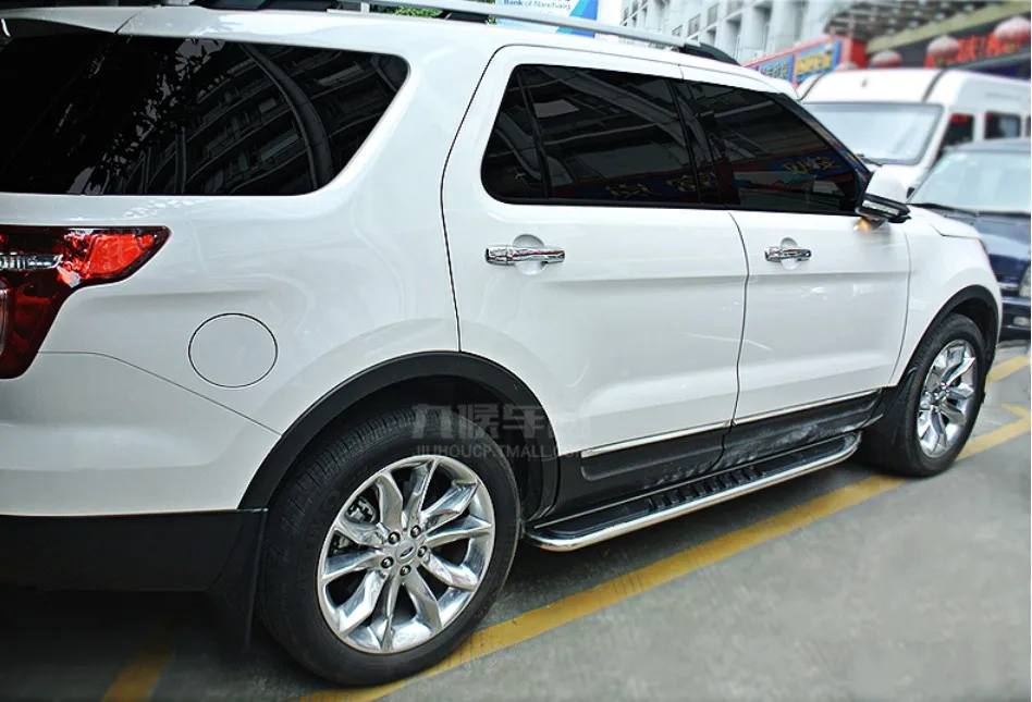 Для Ford Explorer 2013.2014.2015 Авто ходовые доски боковые ступенчатые педали высокого