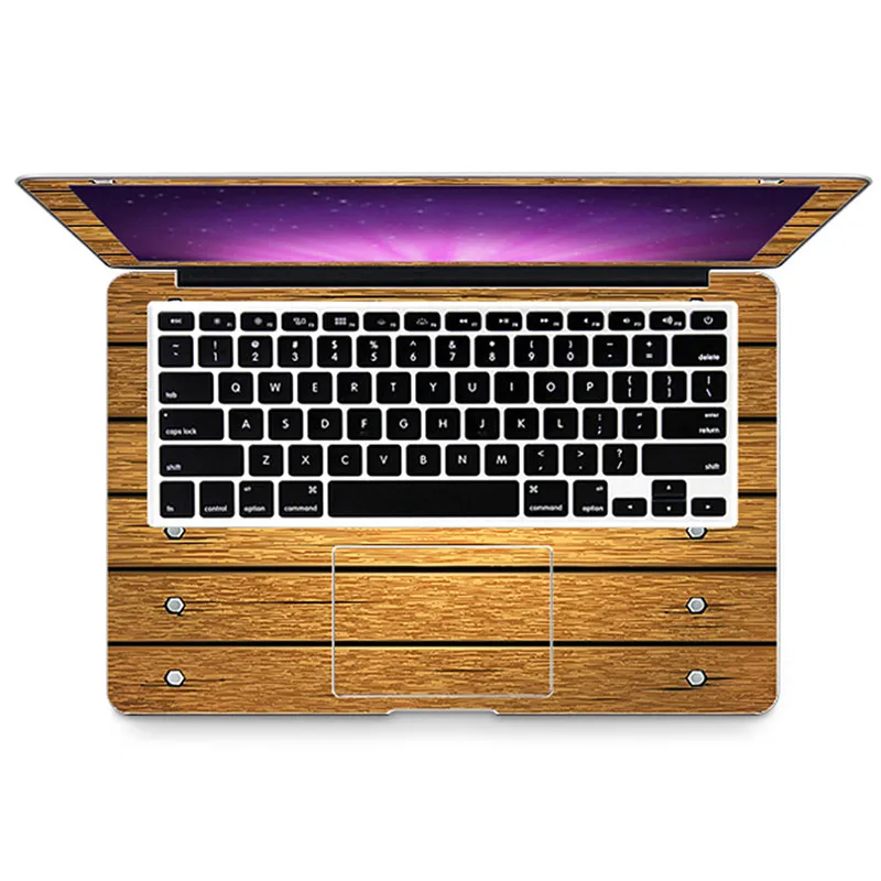 Деревянная краска, наклейка для ноутбука, наклейка на кожу для MacBook Air Pro retina 1" 12" 1" 15", винил, Mac, чехол для ноутбука, Полностью покрывающий кожу