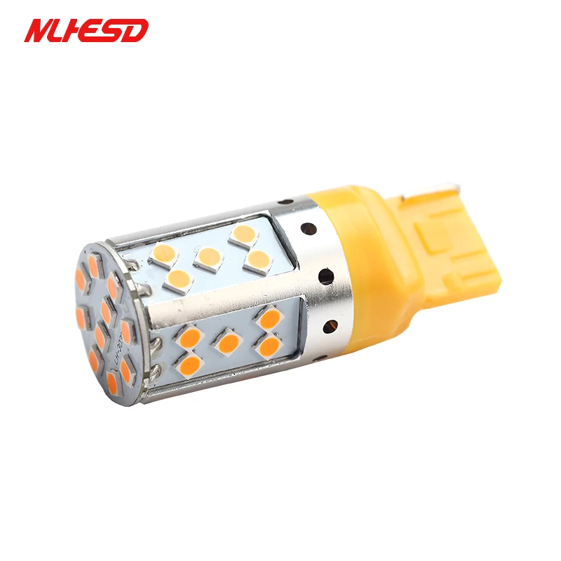 Комплект из 2 предметов с can-bus 26W PY21W BAU15S 1156 светодиодный BA15S T20 7440 35 SMD 3030 остановить