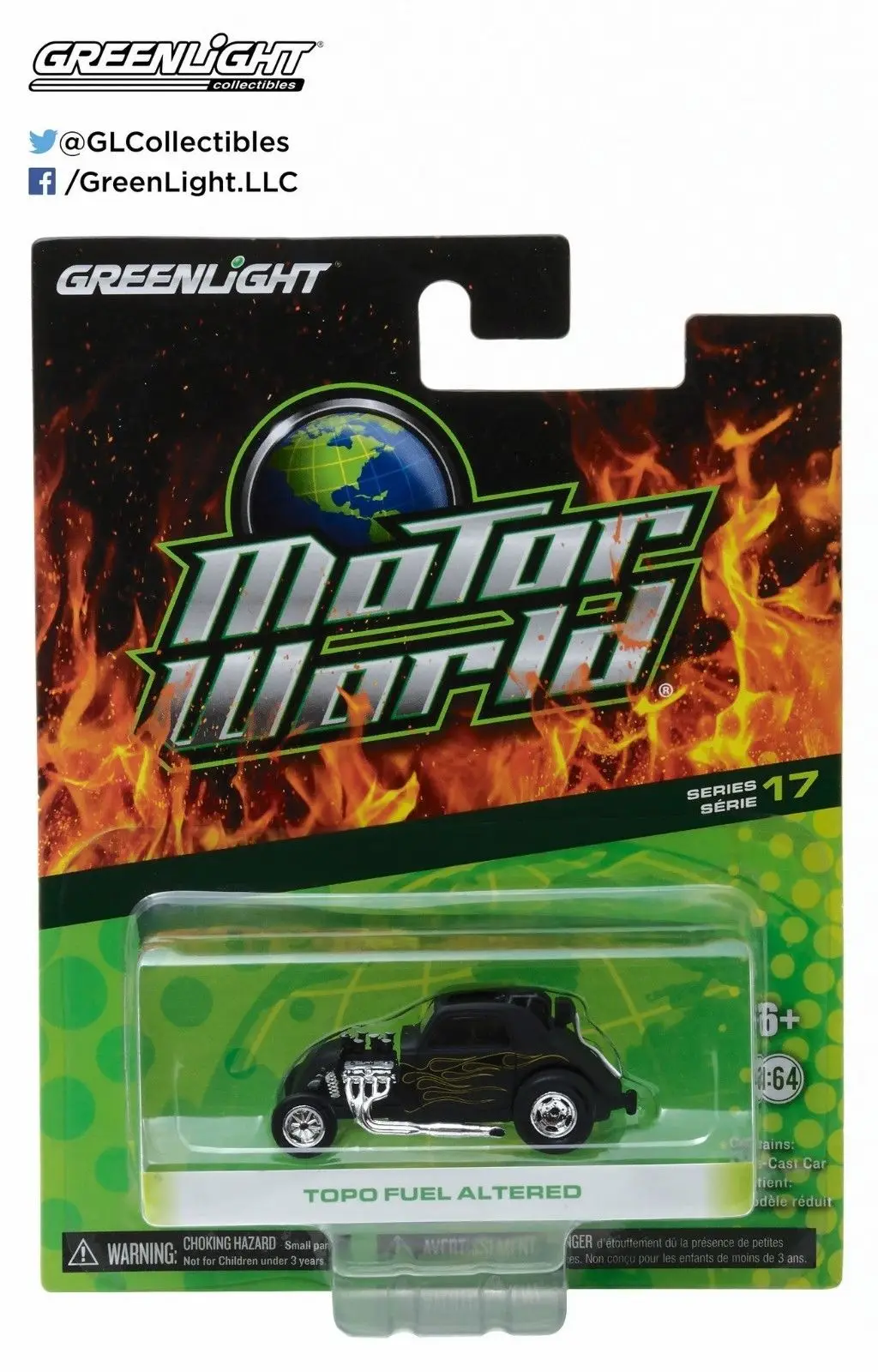 Игрушечный автомобиль GreenLight 1:64 Topo с переделкой горючего игрушечный из сплава