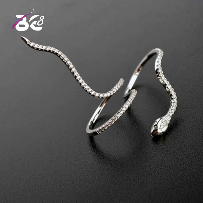 Женское кольцо со змеиным узором Be 8 модное для вечеринки Ringen rague Femme Открытое