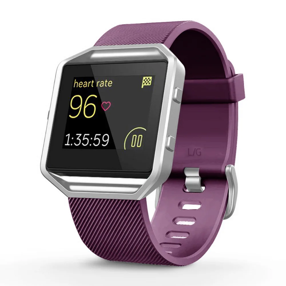 Силиконовый ремешок для часов fitbit blaze band, Смарт-часы, браслет wirst, сменный резиновый ремешок для часов fitbit с высоким ремешком