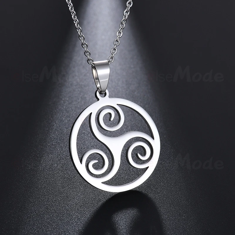 ELSEMODE ожерелье с подвеской в стиле фильма подростковый волк из нержавеющей стали |