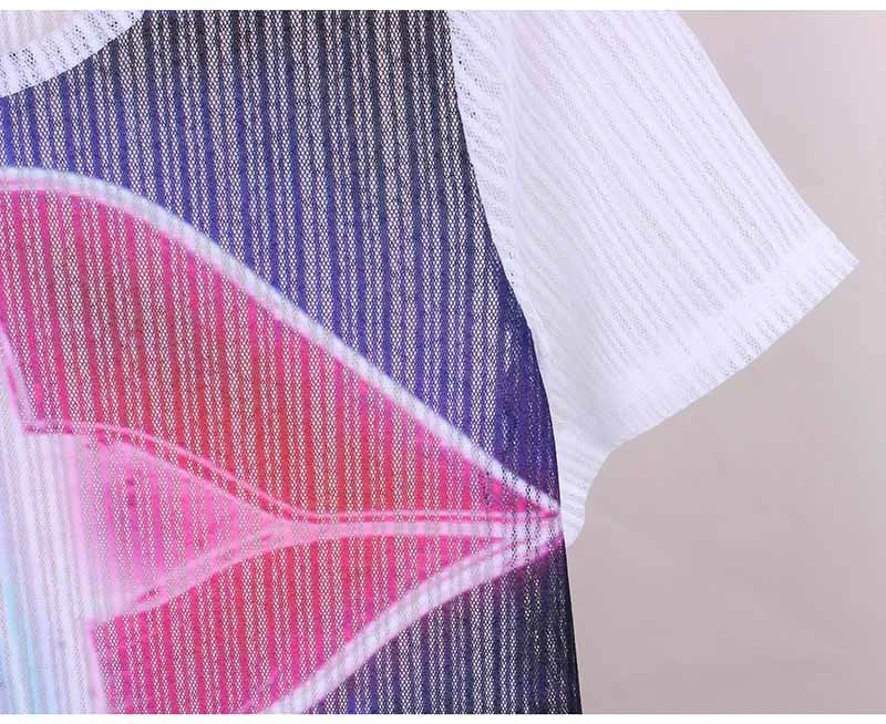 Новинка 2016 футболка для девочек с принтом губ женская летняя в западном стиле