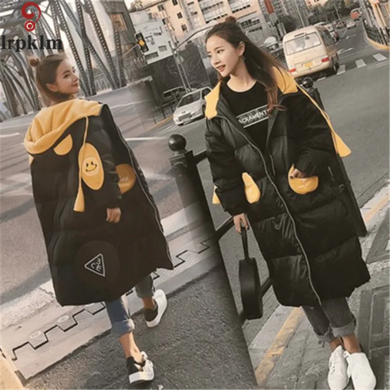 2017 Женское зимнее пальто тонкие длинные женские парки теплые куртки Толстая