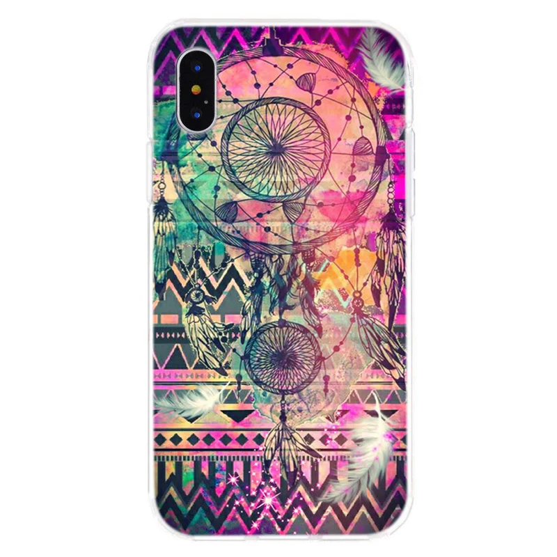 For iPhone X XS XR Case Covers Silicone TPU Back Bags Plastic Fantasy Dream iPhone6 7 8 plus Max Cover | Мобильные телефоны и