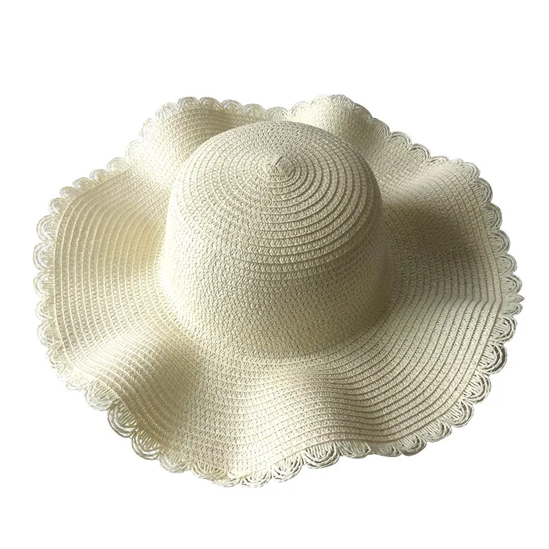 

Children Summer Hat DIY Straw Hat For Girls Beach Panama Kids Sun Hats Caps Baby Hat