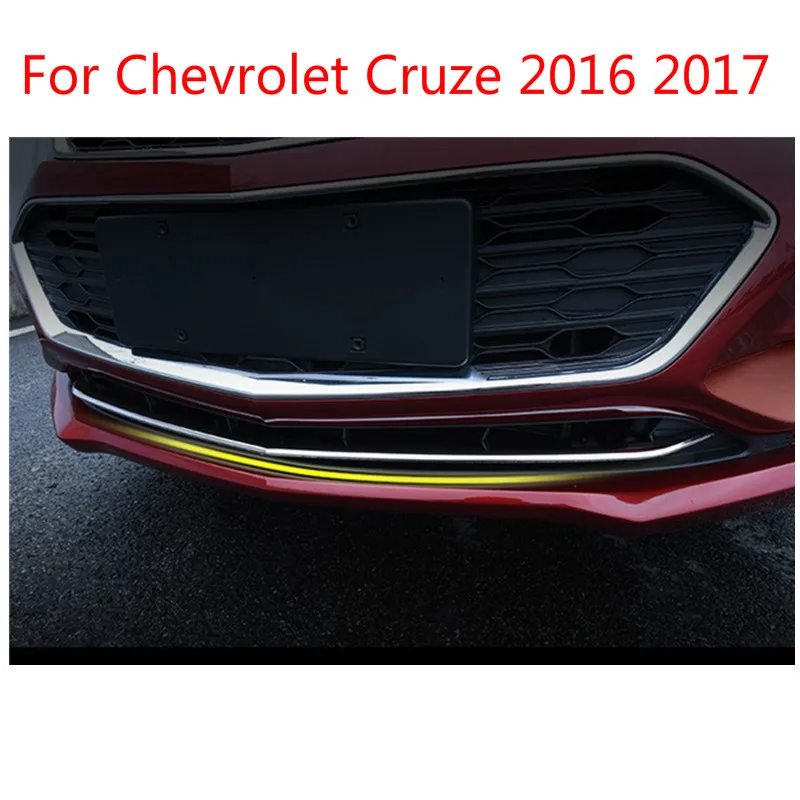Автомобильные чехлы для Chevrolet Cruze 2016 2017 Хромированная передняя решетка радиатора