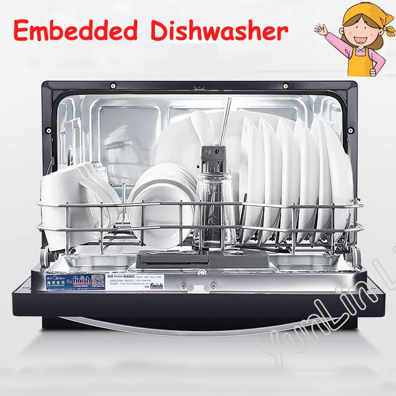 Бытовая Встраиваемая посудомоечная машина, интеллектуальная, маленькая, Настольная посудомоечная машина