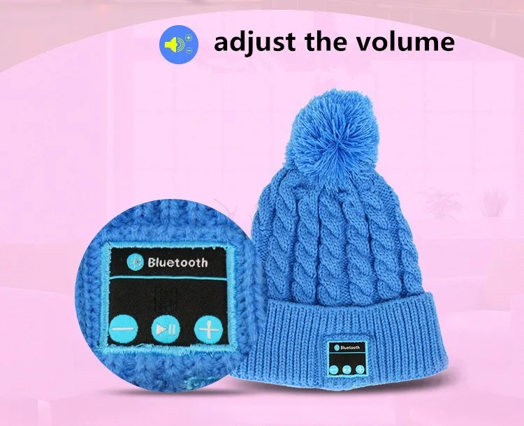 Подарок на год! Новое поступление Bluetooth шапка бини Вязаная Зимняя волшебная музыка mp3 шапка для женщин мужчин смартфонов