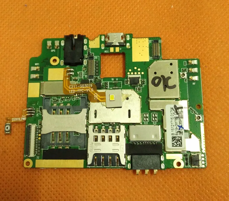 Оригинальная материнская плата 2 Гб ОЗУ + 16 ПЗУ для Ulefone Be Pro MTK6735 четырехъядерный 5