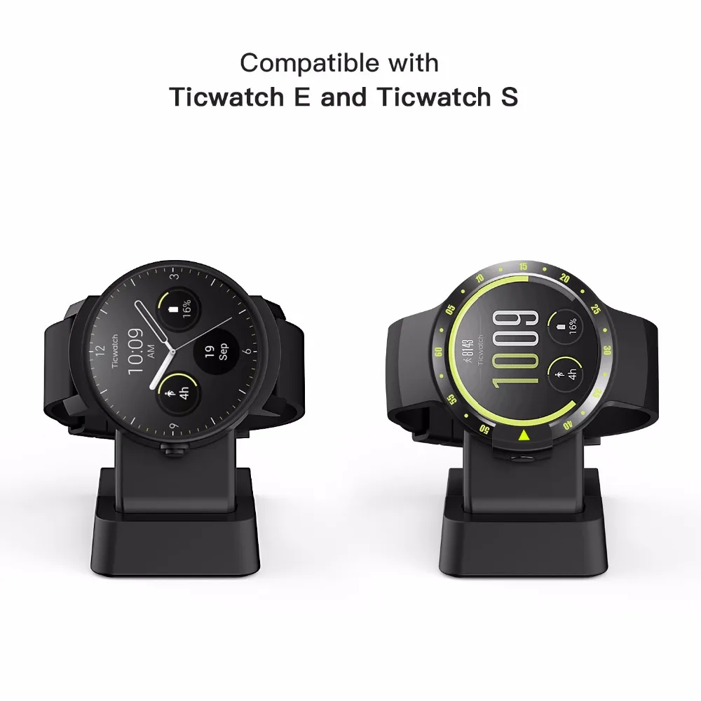 Магнитная зарядная док станция Ticwatch с usb зарядным устройством для умных часов