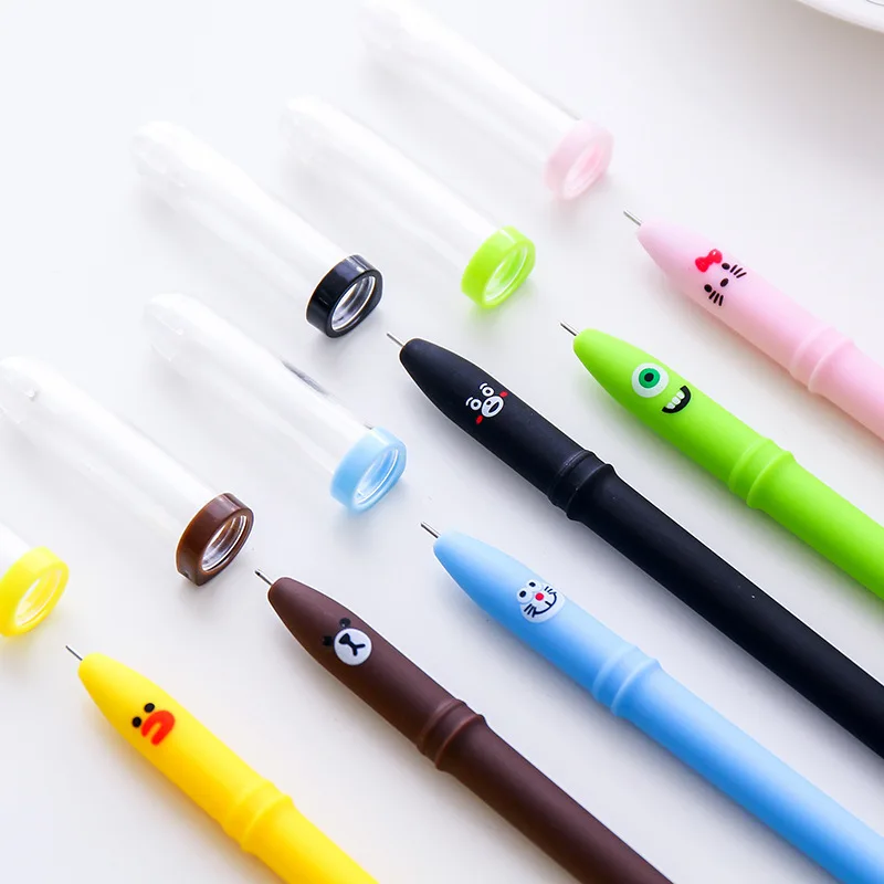 1 шт. новые милые корейские одноглазые креативные гелевые ручки с животными