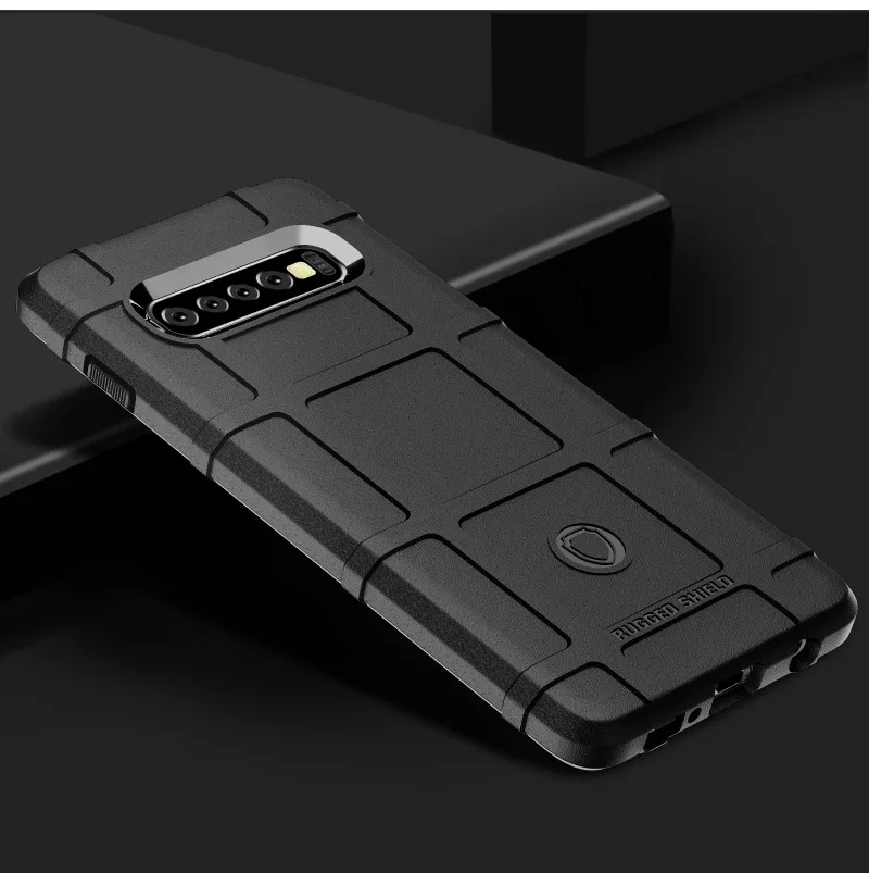 100 шт./лот Armor Heavy Duty матовый Силиконовый чехол для Samsung S10 plus 5G e M30 M40 A80 A60 A10 A20e A30 A40 A50