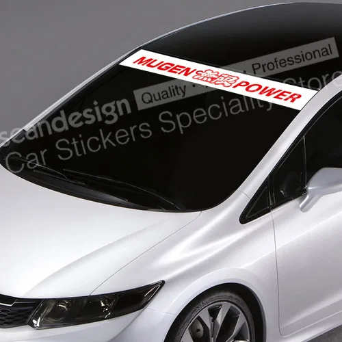 Наклейка на лобовое стекло для Honda Mugen Power Type A NSX FIT Accord S2000 CIVIC|for honda|windshield stickersstickers