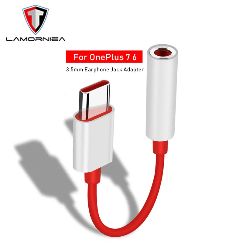 Переходник для наушников Oneplus 7 Pro 6T USB Тип C на 3 5 мм Aux аудио One Plus 8 1 + музыкальный