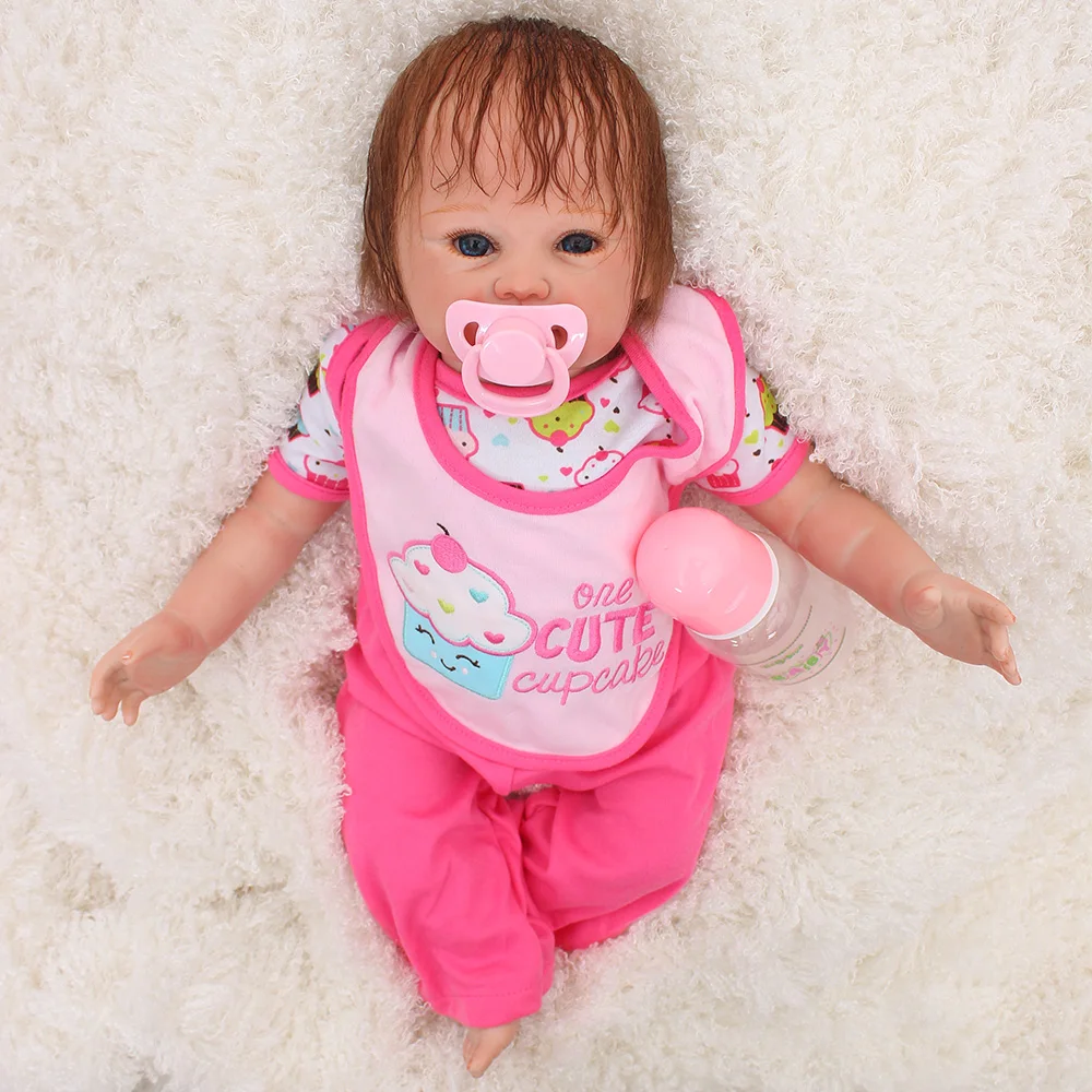 Куклы Bebe куклы для девочек игрушки 20 дюймов силиконовые новорожденных детей