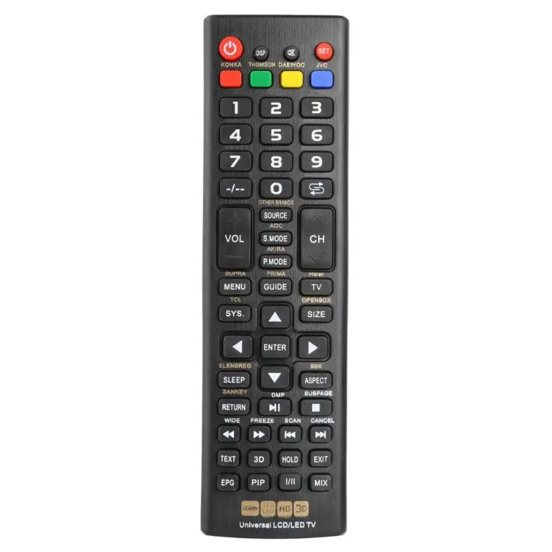 Универсальный пульт дистанционного управления Smart tv с LEARN lcd светодиодный HD 3D функция для всех бренды телевизоров на рынке для домашней семьи