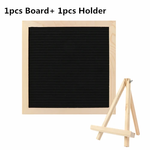 Black OurWarm DIY войлочная доска для букв со сменными буквами, доска для сообщений, таблички для вывесок, украшения для свадьбы, дня рождения, вечеринки - Цвет: Black