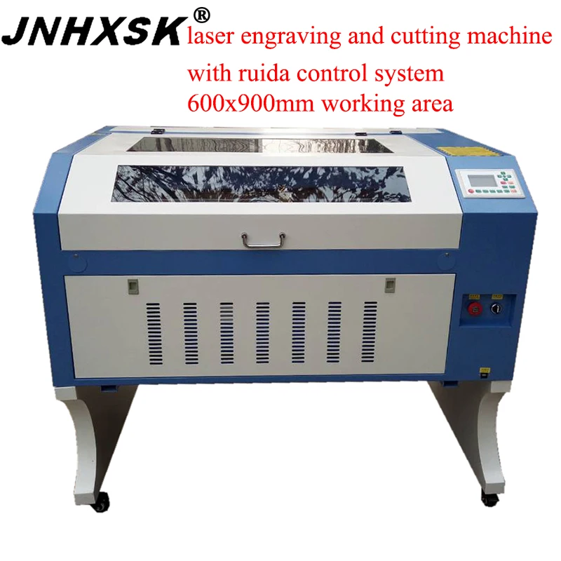 JNHXSK 9060 600*900 мм станок для лазерной резки и гравировки лазер cnc CO2 ruida 6442S гравер
