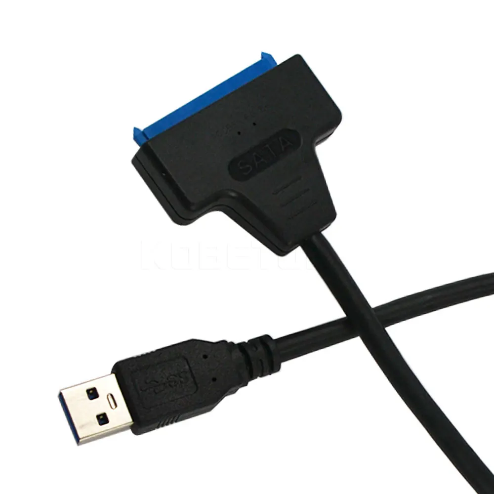 Kebidu Новый 25 см USB 3 0 к Sata 2 5 &quot7 + 15pin кабель HDD SSD жесткий диск Драйвер адаптер