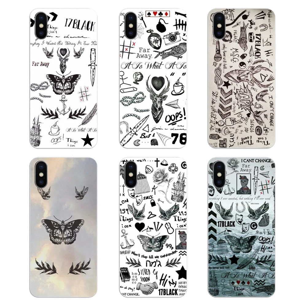 Мягкий прозрачный чехол для LG G7 Q6 Q7 Q8 Q9 V30 X Power 2 3 OnePlus 3T 5T 6T One Direction 1D Tattoos harry styles |