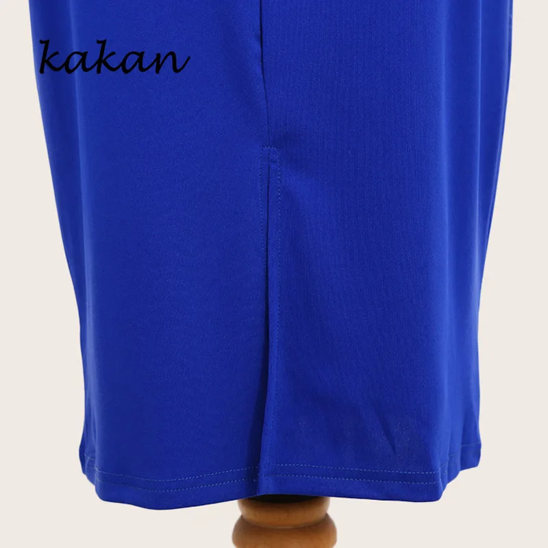 

Kakan sexy perspective ruffled sleeves dress summer new women's tight-fitting hip dress without belt XL dress XL-6XL