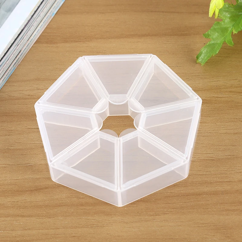 OUYIJIA 7 ячеек прозрачная коробка для хранения пластик DIY алмазная живопись