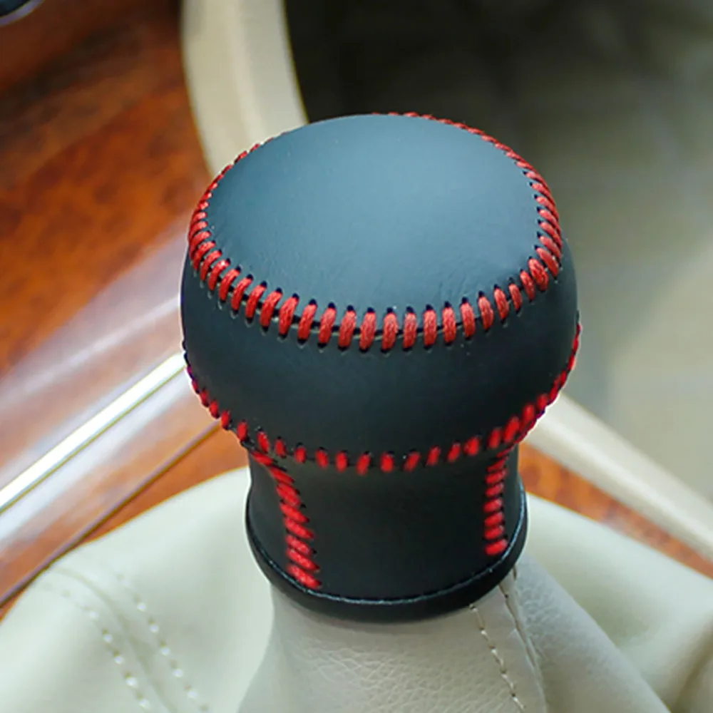 

PONSNY Car Gear Covers Case for Volkswagen VW Passat B5 Manual Shift Collars Genuine Leather Auto Cover