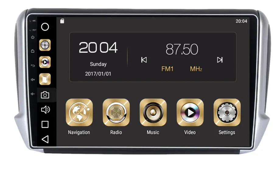 4G Ram 10,2 дюймов Android 9,0 автомобильный аудио для peugeot 208 2008 головное устройство стерео видео gps Navi мультимедиа ips монитор 4G радио