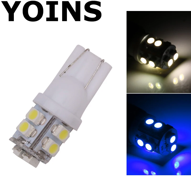Новый супер яркий белый 2x T10 194 168 192 W5W 3528 SMD 10 светодиодный автомобильный