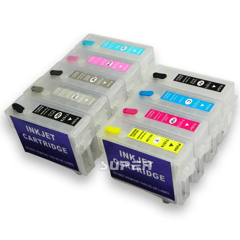 

Ink Cartridges for Epson R3000 Ink Chips Refillable Cartridges