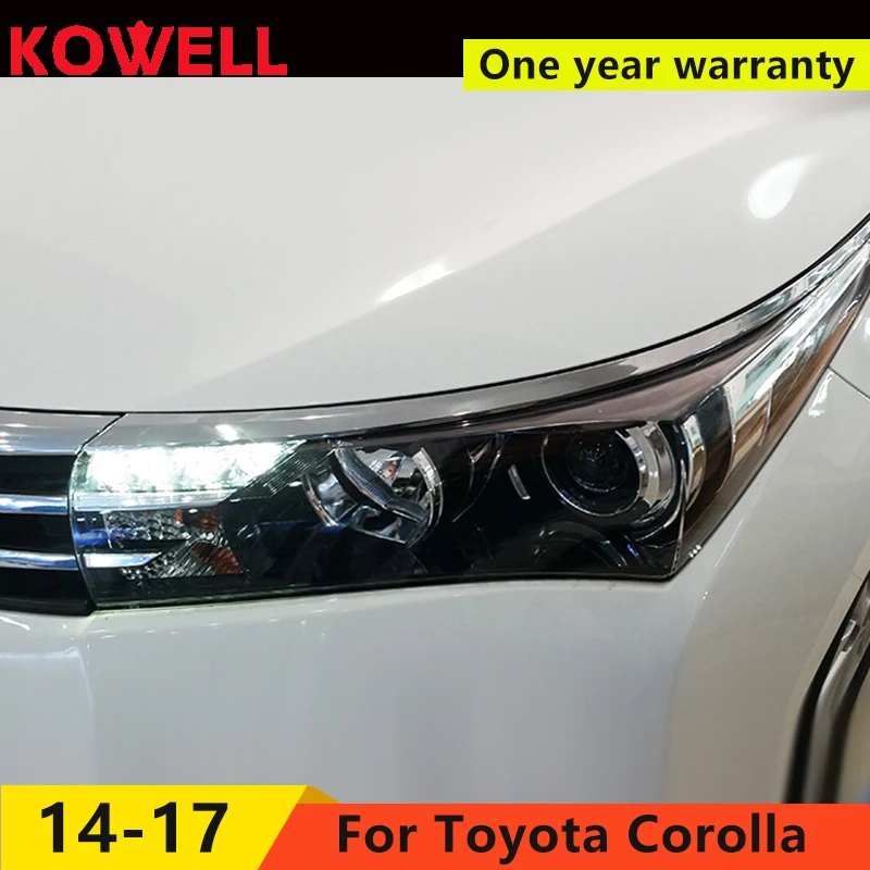 

KOWELL Car Styling for Toyota Corolla Headlights 2014-2016 Altis LED Headlight DRL Xenon Lens High Low Beam Parking Fog Lamp