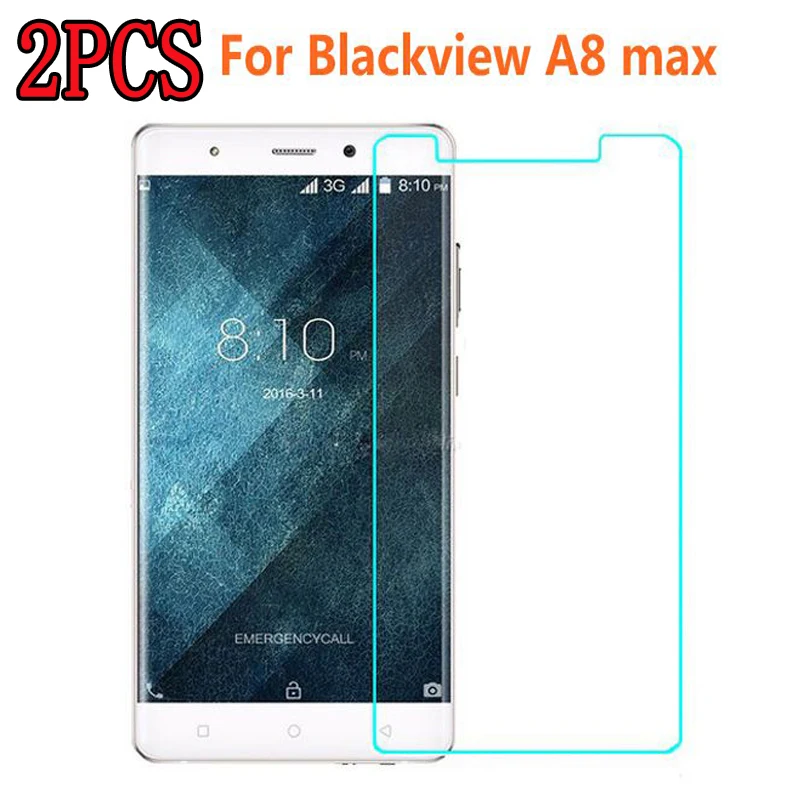 2 шт. закаленное стекло для BLACKVIEW A8 MAX защитная пленка 9H защита экрана