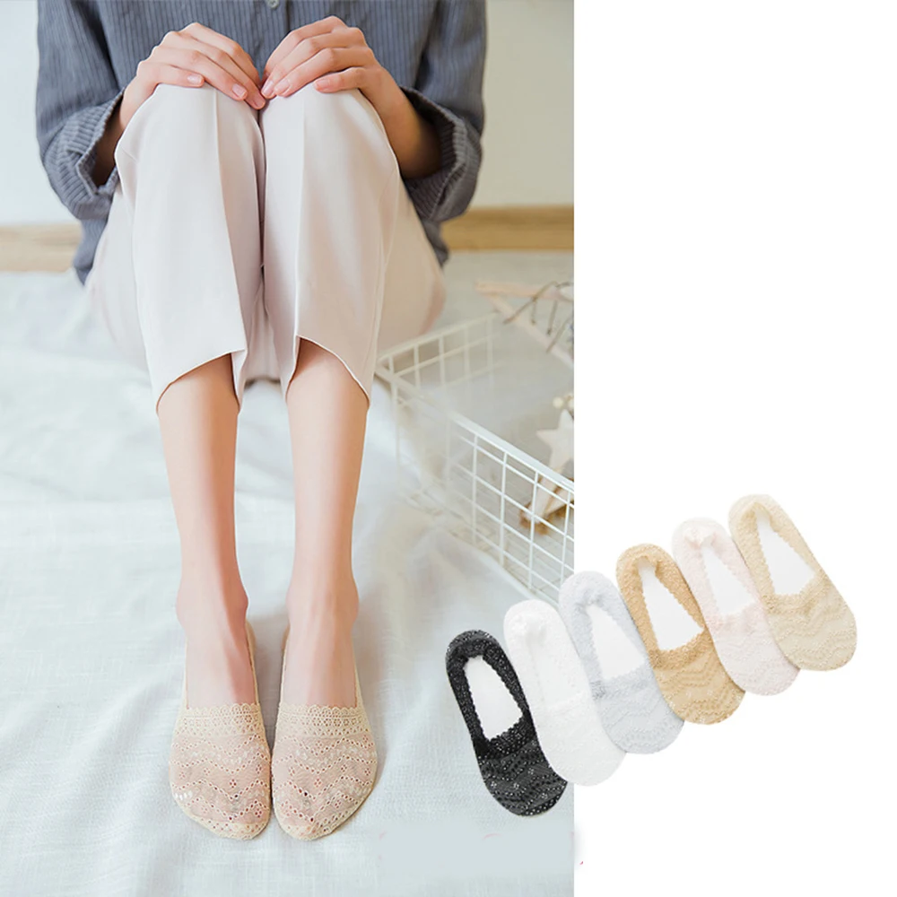 Силиконовые носки-башмачки тапочки пикантные женские невидимые нескользящие