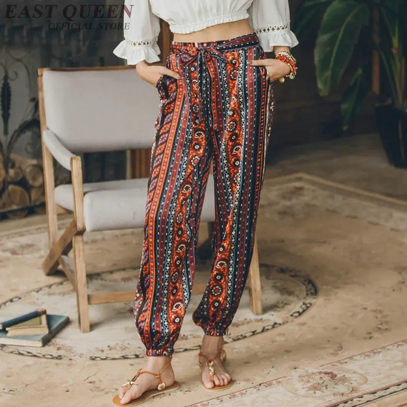 

Hippie pants woman summer beach mexican boho pants female KK2239 Y