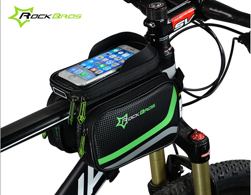 Велосипедная Рама ROCKBROS сумка Pannier для сенсорного экрана 5 8/6 2 '' сенсорный экран