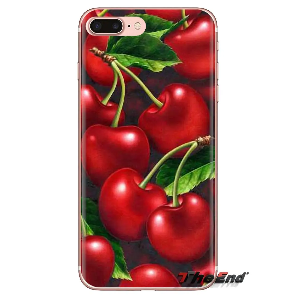Прозрачный чехол из ТПУ для Huawei Mate Honor 4C 5C 5X 6X 7 7A 7C 8 9 10 8C 8X 20 Lite Pro Creative Cherries Pitters Fruits