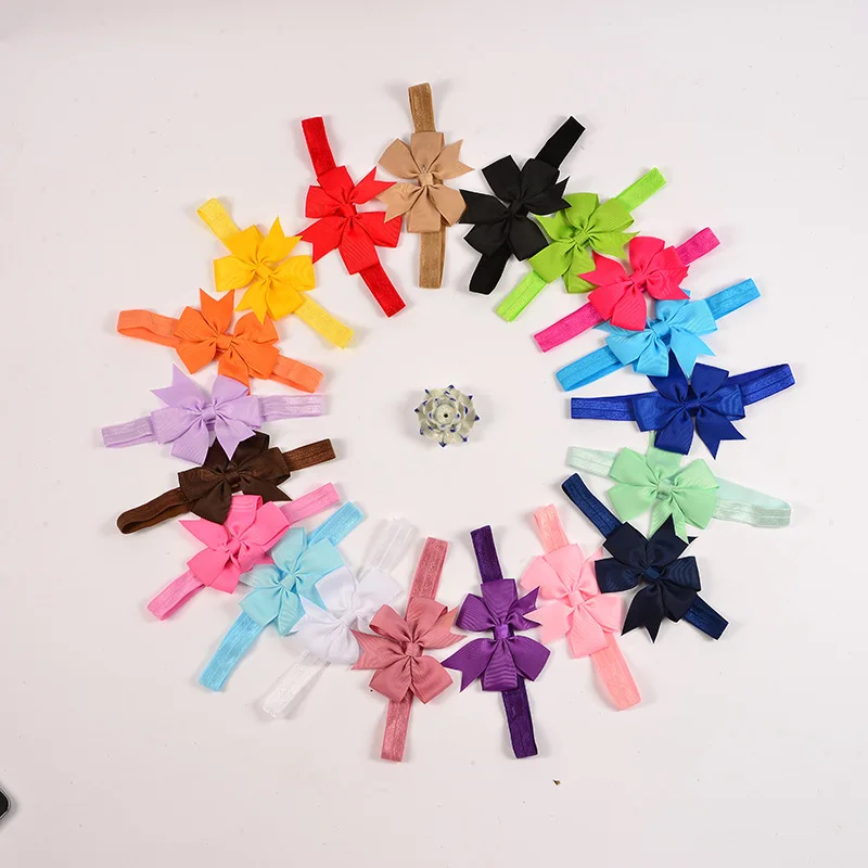 2018 Популярные повязки для волос с цветочным рисунком девочек распродажа Детская