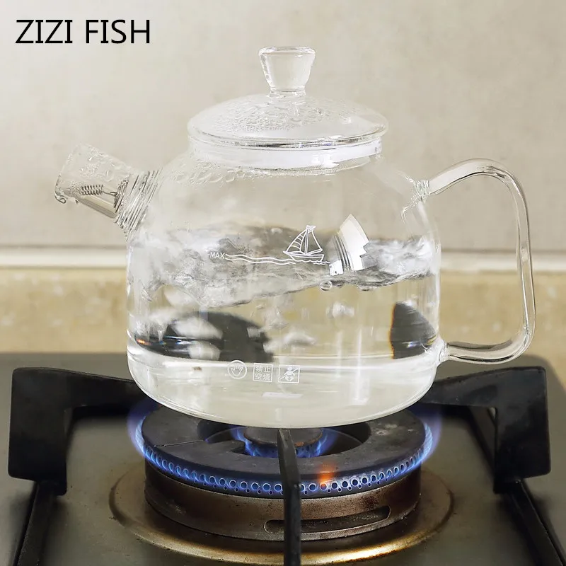 Прозрачный чайник термостойкий стеклянный 900 мл|tea tea|tea pottea pot kettle |