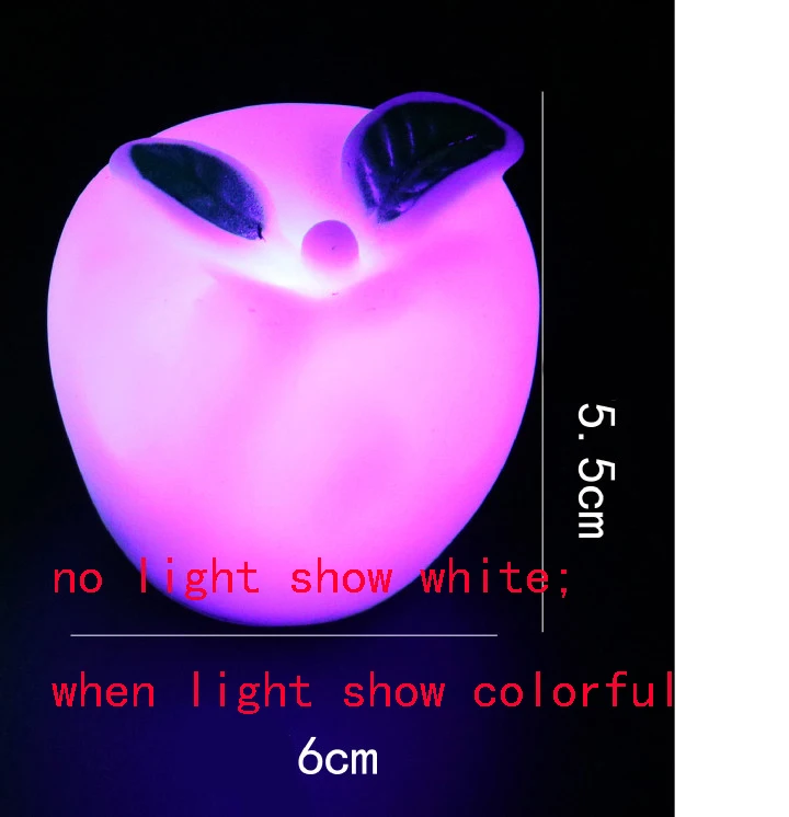 Светящиеся игрушки/с листьями безопасные фрукты/красочные светящиеся