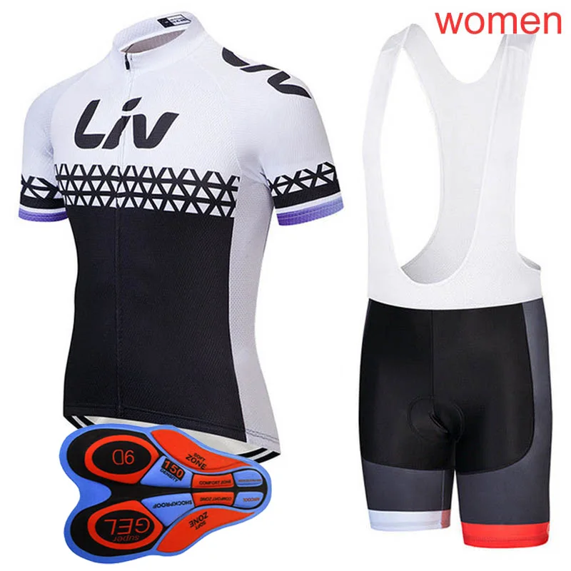 Liv Женский комплект для велоспорта MTB рубашка нагрудник/шорты костюм дышащий
